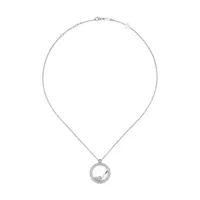 Pendentif Chopard Happy Golf, or blanc, diamants