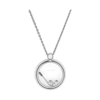 Pendentif Chopard Happy Golf, or blanc, diamants