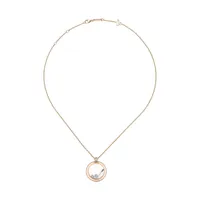 Pendentif Chopard Happy Golf, or rose, diamants