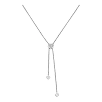 Collier Cravate Chopard Happy Hearts full serti diamants