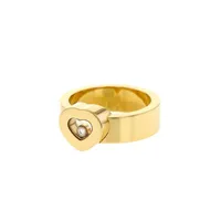 Bague Chopard Happy Diamonds, or jaune et diamant