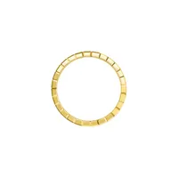 Bague Chopard Ice Cube 2 rangs en Or jaune et 4 Diamants