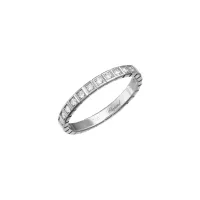 Bague Ice Cube Chopard en Or Blanc et Diamants