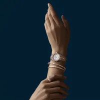 Bague Ice Cube Chopard Or Rose
