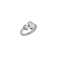 Bague HAPPY HEARTS Pierre nacre blanche