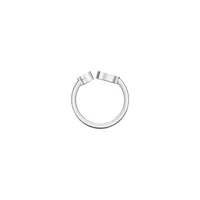 Bague HAPPY HEARTS Pierre nacre blanche