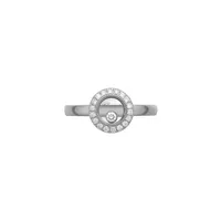 Bague Chopard Happy Diamonds Icons en Or Blanc et Diamants