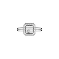 Bague Happy Diamonds ICONS Carré PM pavée