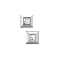 Boucles d'Oreilles HAPPY DIAMONDS Carrées