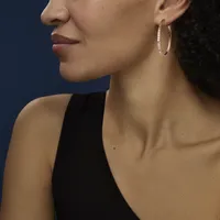 Boucles d'oreilles Chopard Ice Cube en Or Rose