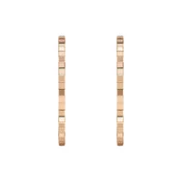 Boucles d'oreilles Chopard Ice Cube en Or Rose