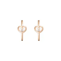 Boucles d'Oreilles Créoles Happy Diamonds ICONS Coeurs