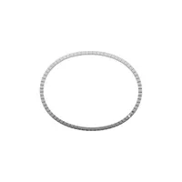 Bracelet Jonc Chopard Luxe Ice Cube, Or Blanc