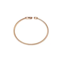 Bracelet jonc Chopard Happy Hearts en Or Rose Or Blanc et Diamants