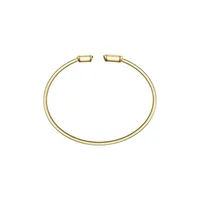 Bracelet Jonc Chopard Happy Diamonds Icons en or jaune et diamants