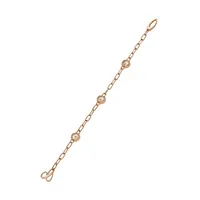 Bracelet Chopard Happy Diamonds Icons en Or Rose avec Diamants