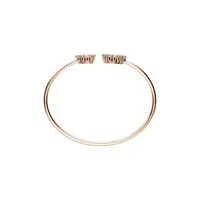 Bracelet Jonc Chopard Happy Diamonds Icons Joaillerie en Or Rose avec Diamants
