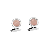 Boutons de manchette L.U.C saumon