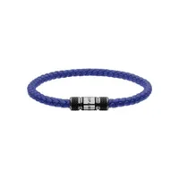 Bracelet Chopard Classic Racing en Cuir Bleu et Acier