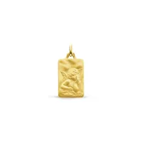 Médaille Ange Raphaël Pensif Rectangle