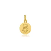 Pendentif Ourson, or jaune