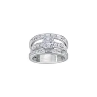 Bague Solitaire 3 anneaux Diamant coussin