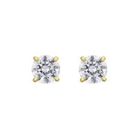 Boucles d'Oreilles Puces Brillants sur griffes