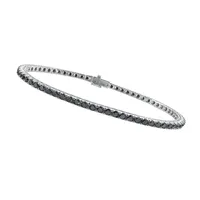 Bracelet Ligne Brillants Noirs