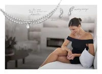 Collier CLAUDINE en diamants taille Poire