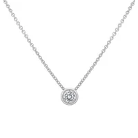 Pendentif Brillant serti clos