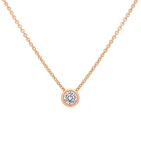Pendentif Brillant serti clos