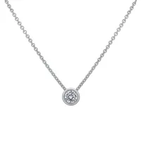 Pendentif Brillant serti clos