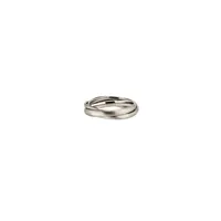 Alliance Trianon Jonc Parisien 1 anneau Or Blanc mat