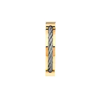 Bague Force 10 Winch Petit modèle or jaune et acier