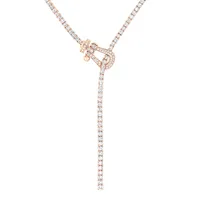 Collier Force 10 Or Rose et Diamants Grand Modèle