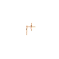 Puce d'oreille Pretty Woman Or rose et diamant