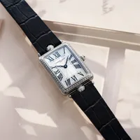 Montre Frederique Constant Classics Art Déco Carrée pavée diamants