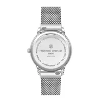 Montre CLASSICS Moneta Moonphase, Bracelet milanais, Cadran bleu soleillé