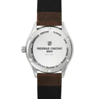 Montre CLASSICS Index Automatic, Bracelet veau nubuck motif alligator, Boucle ardillon boîtier acier inoxydable, Cadran argenté mat