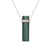 Pendentif METEOR Malachite GM