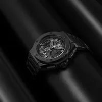 Montre BIG BANG INTEGRATED ALL BLACK 293/500 Bracelet céramique noire, Cadran squeletté noir