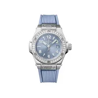 Montre Hublot Big Bang One Click Steel Coal Blue Diamonds