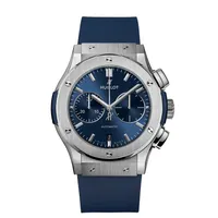 Montre Hublot Classic Fusion Chronograph Titanium Blue