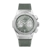 Montre Hublot Classic Fusion Chronograph Titanium Sage Green