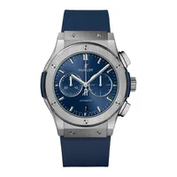 Montre Hublot Classic Fusion Chronograph Titanium Blue