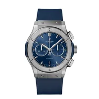 Montre Hublot Classic Fusion Chronograph Titanium Blue