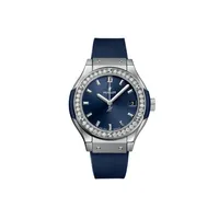Montre Hublot Classic Fusion Titanium Blue Diamonds
