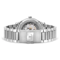 Montre MASTER CONTROL Calendar Bracelets acier et cuir marron clair interchangeables, Cadran argenté soleillé