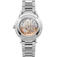 Montre MASTER CONTROL Calendar Bracelets acier et cuir marron clair interchangeables, Cadran argenté soleillé