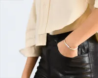 Bracelet le gramme Câble en argent brossé 9g